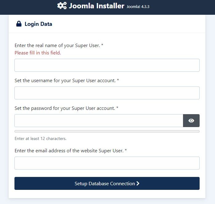 How to install Joomla 4 on AlmaLinux 9