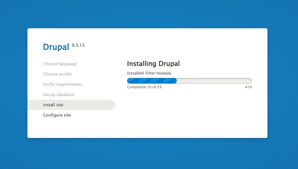 How to install Drupal on Ubuntu 22.04