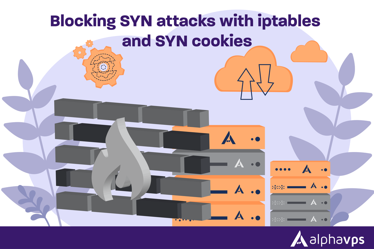 Blocking SYN attacks with iptables and SYN cookies