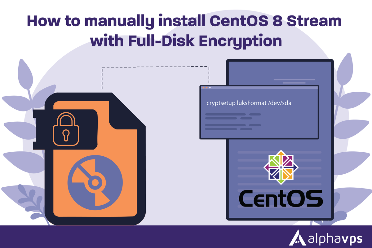 How to manually install CentOS 8 Stream with Full-Disk Encryption