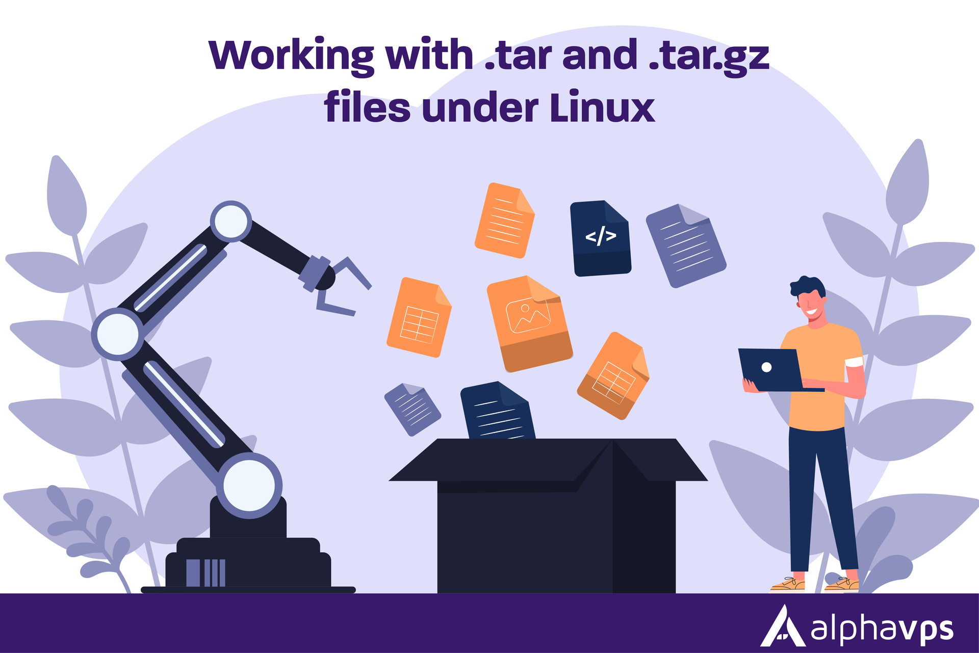 Working with .tar and .tar.gz files under Linux