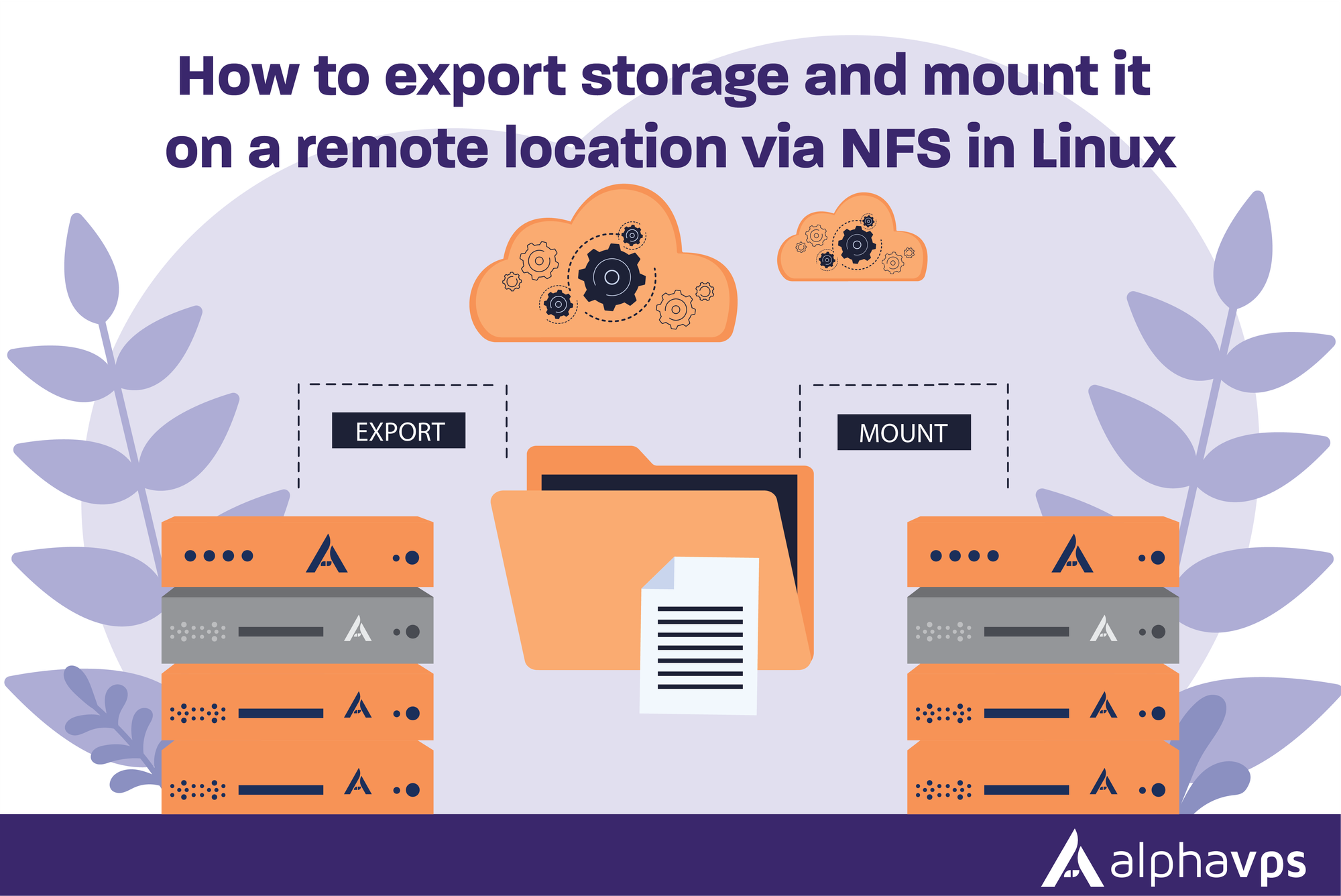 How to export storage and mount it on a remote location via NFS in Linux