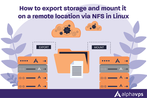 How to export storage and mount it on a remote location via NFS in Linux