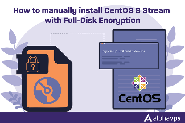 How to manually install CentOS 8 Stream with Full-Disk Encryption